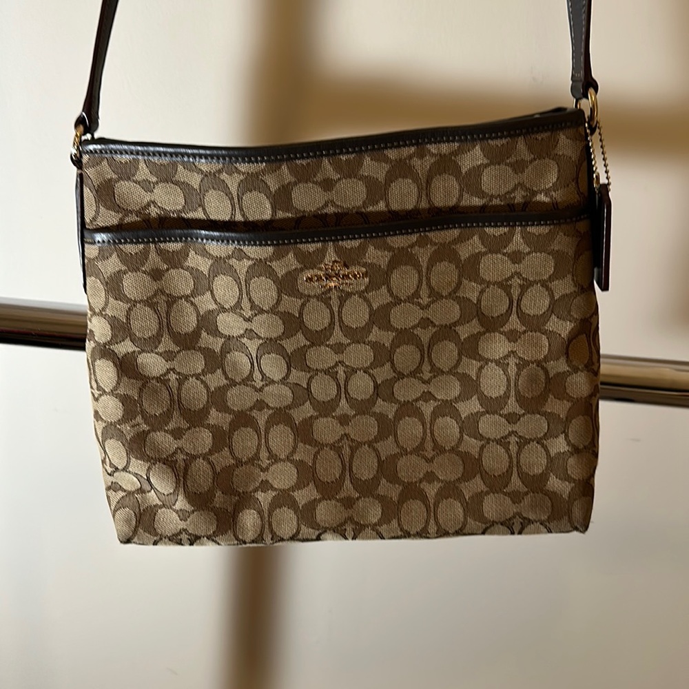 Coach purse/bag. Signature. Brown. Great condition.